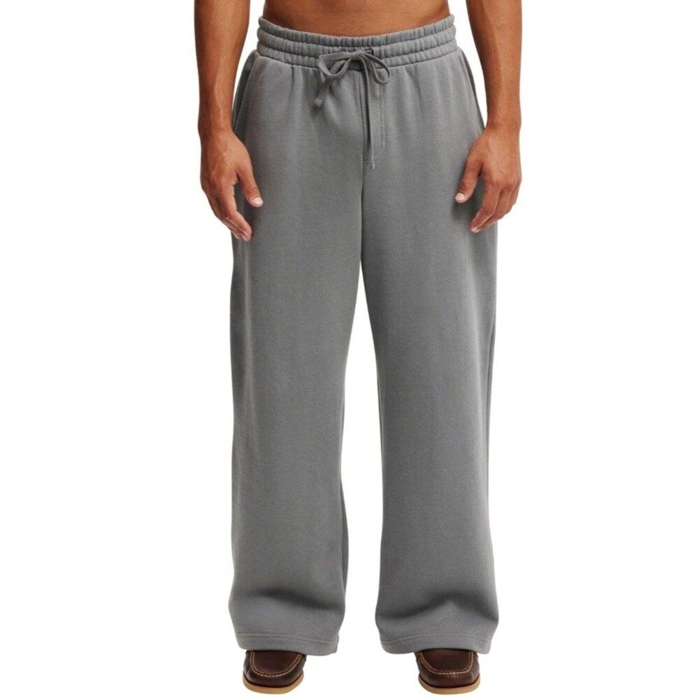 Cotton on Men's Super Baggy Track Pants - Slate Stone NWT